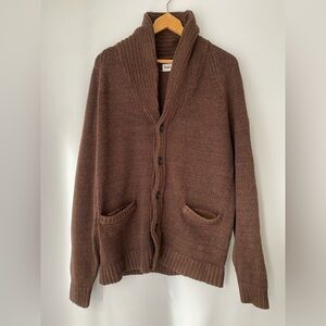 Taylor Stitch Sweater Men’s 44 Chocolate Brown Cardigan